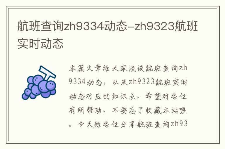 航班查詢zh9334動(dòng)態(tài)-zh9323航班實(shí)時(shí)動(dòng)態(tài)